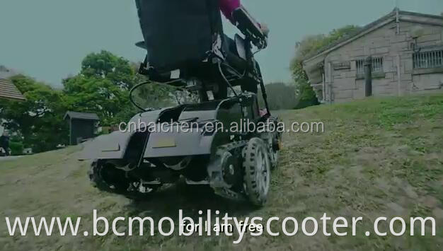 Factory direct selling foldable automatic wheelchair galileo stair climbing wheelchair